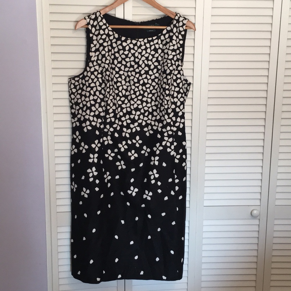 Black and White Print Dress